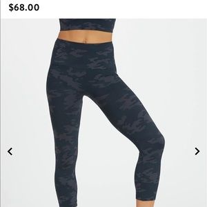 Spanx Camo Look at Me Now Cropped Leggings